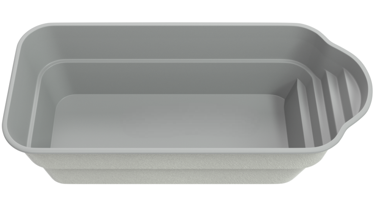 Композитный бассейн "Forte" 700 х 300 х 170  см  глубиной 165 см, прямоугольник морозоустойчивый